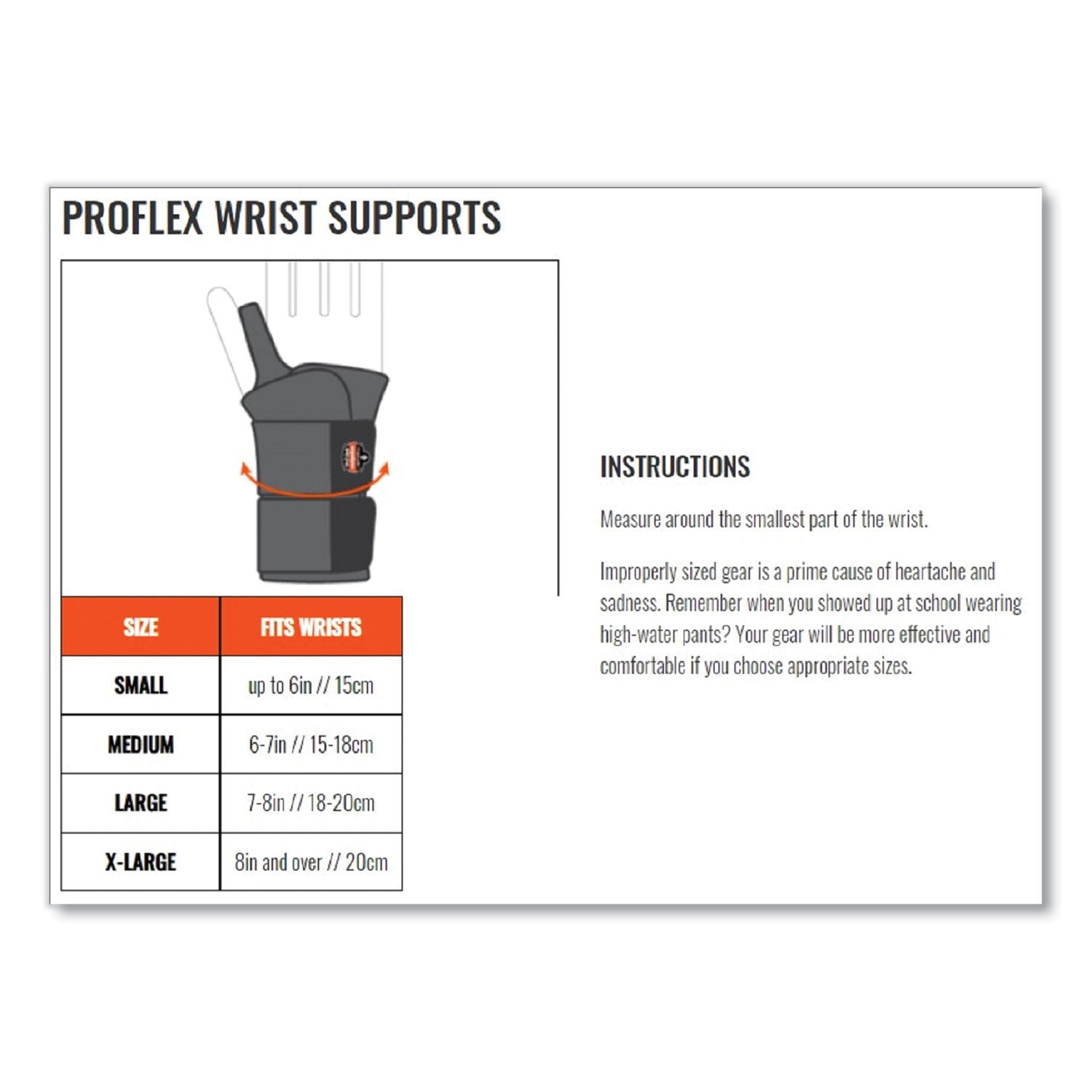 proflex-4000-single-strap-wrist-support-small-fits-right-hand-black-ships-in-1-3-business-days_ego70002 - 2