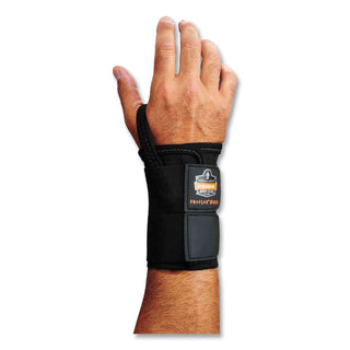 ProFlex 4010 Double Strap Wrist Support, Large, Fits Right Hand, Black, Ships in 1-3 Business Days