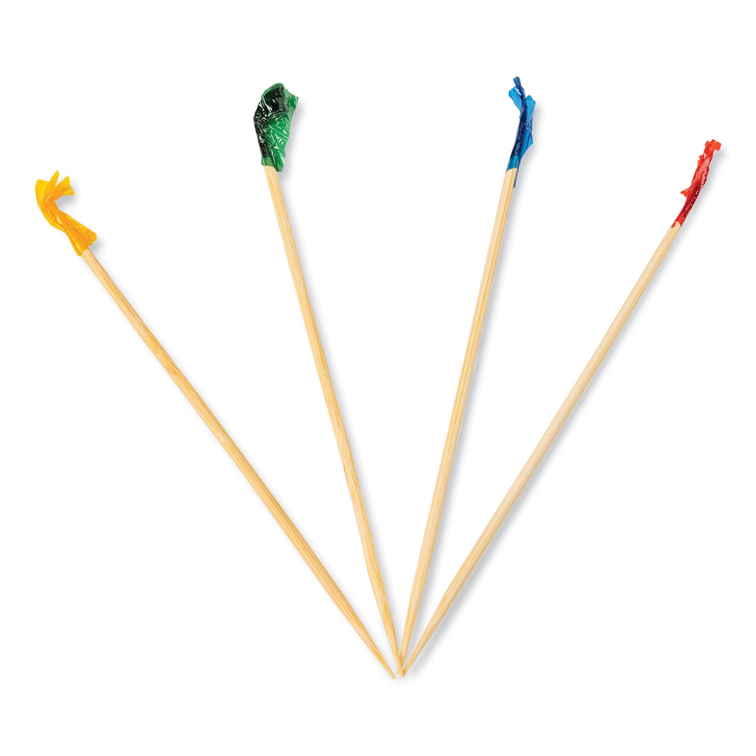 cellophane-frill-wood-picks-bamboo-4-assorted-10000-carton_rppr812b - 1