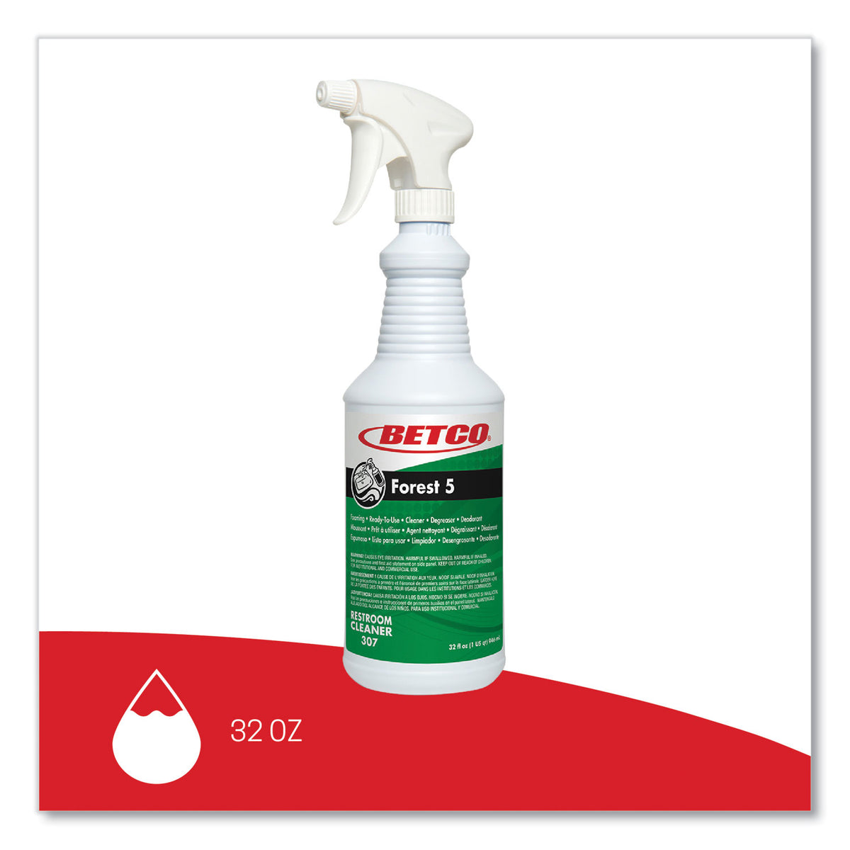 Forest 5, Mint Scent, 32 oz Bottle, 12/Carton