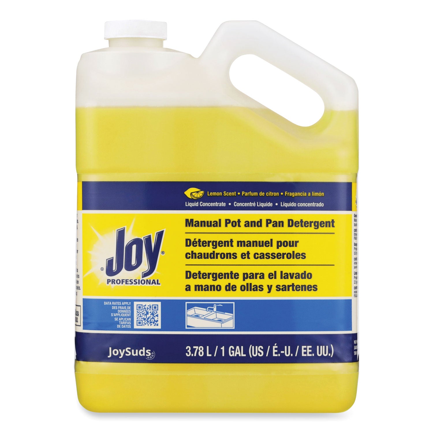 dishwashing-liquid-lemon-scent-1-gal-bottle-4-carton_joy43607ct - 1