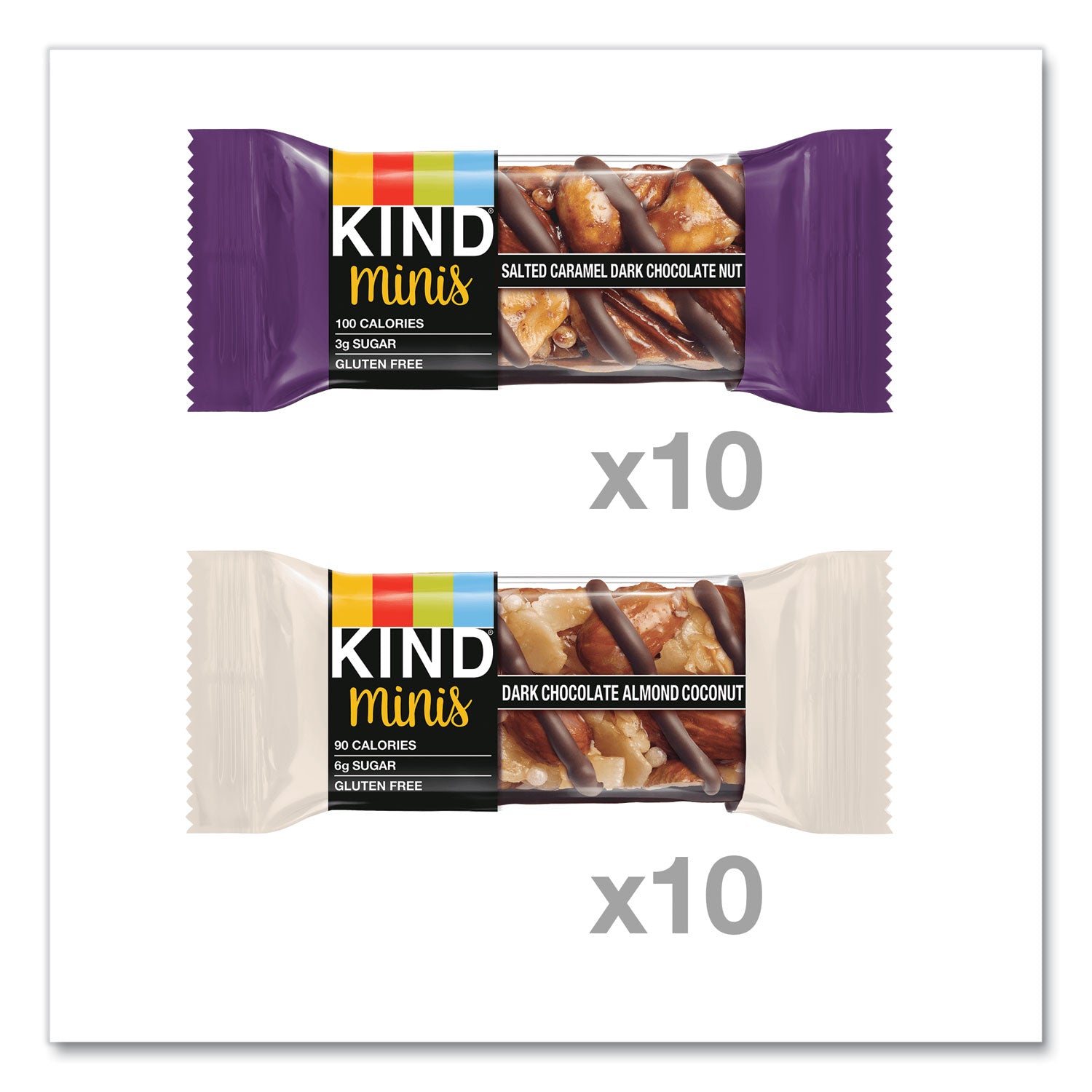 minis-salted-caramel-and-dark-chocolate-nut-dark-chocolate-almond-and-coconut-07-oz-20-pack_knd27970 - 2
