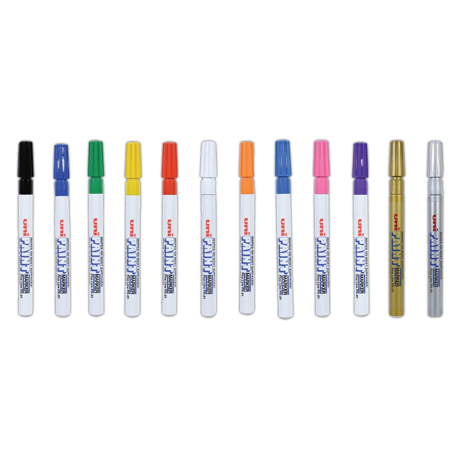 permanent-marker-fine-bullet-tip-assorted-colors-12-set_ubc63721 - 2