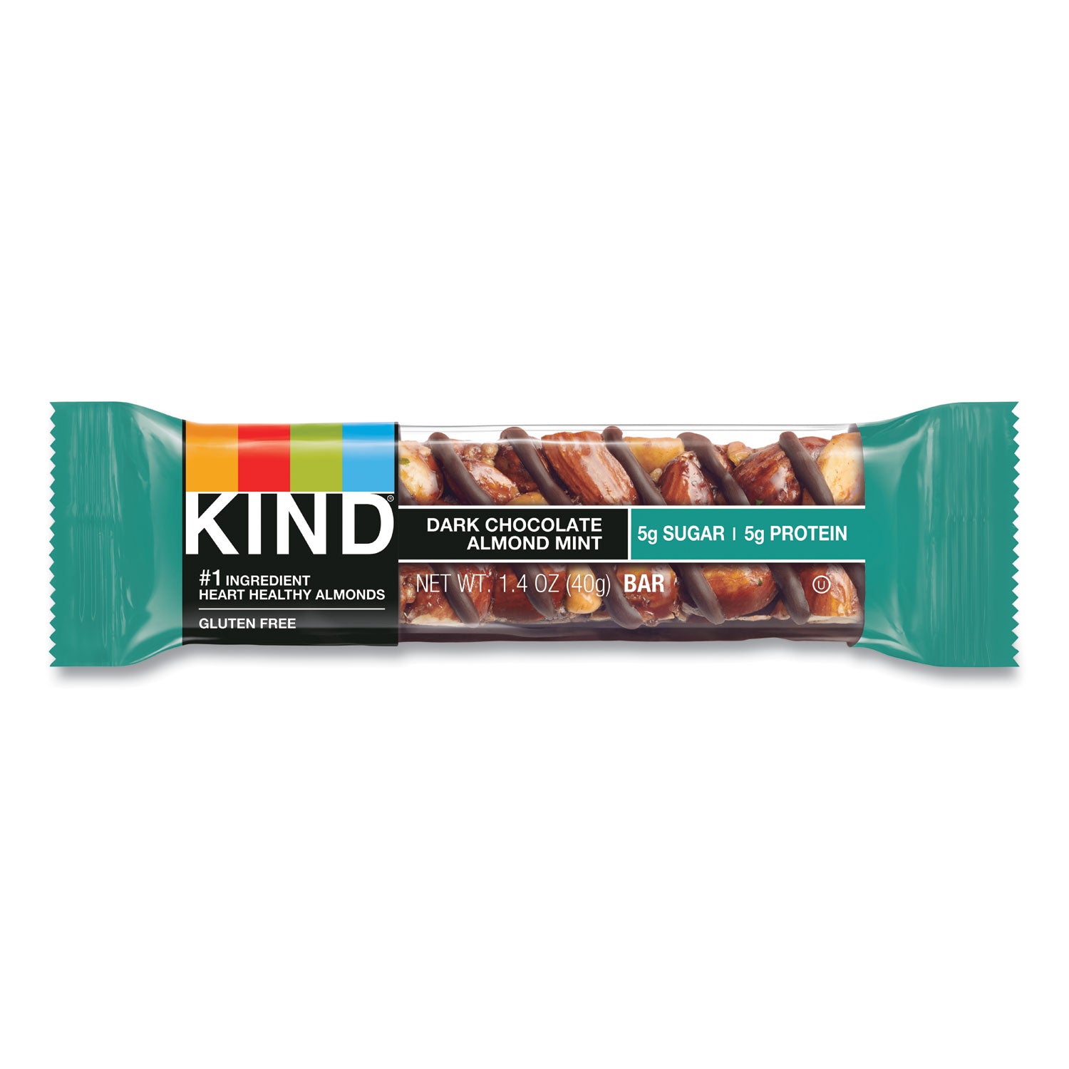 nuts-and-spices-bar-dark-chocolate-almond-mint-14-oz-bar-12-box_knd19988 - 2