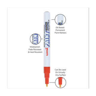 Permanent Marker, Fine Bullet Tip, Red