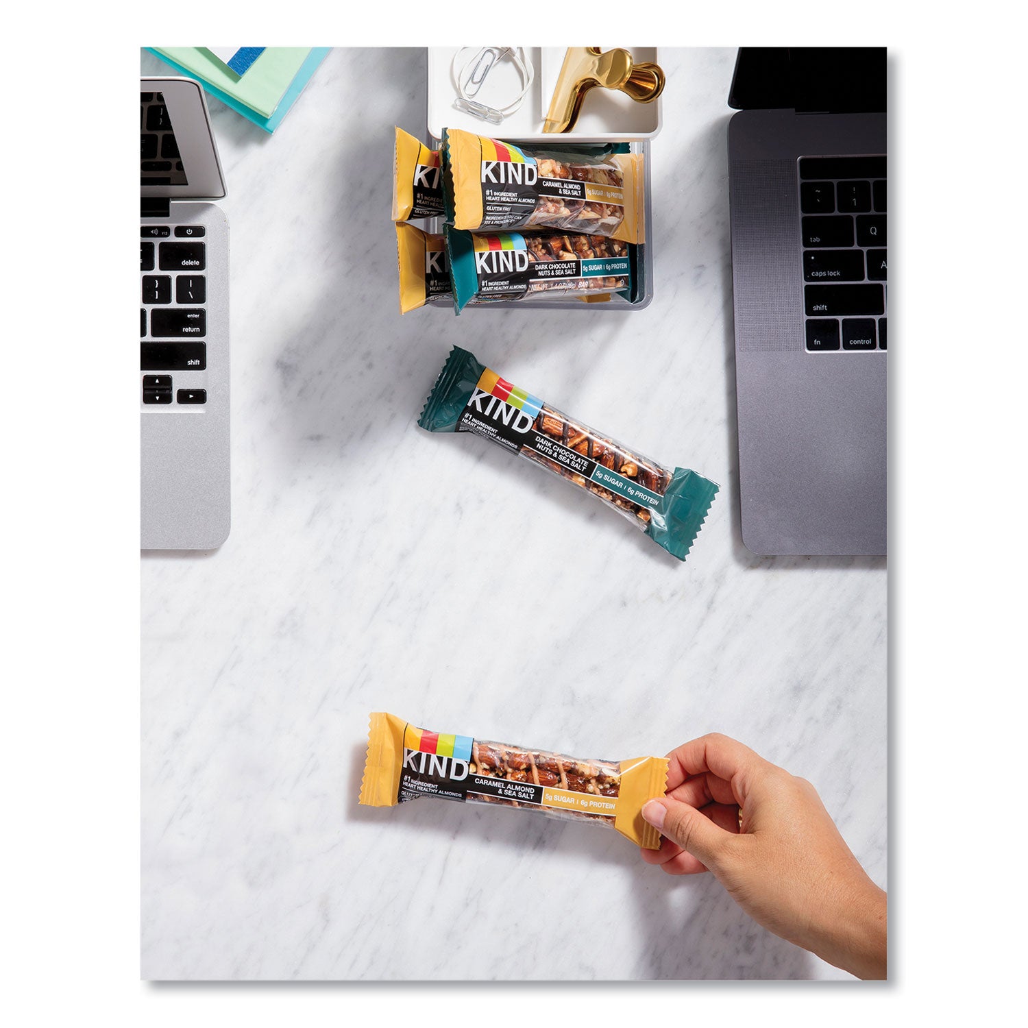Fruit and Nut Bars, Almond and Coconut, 1.4 oz, 12/Box