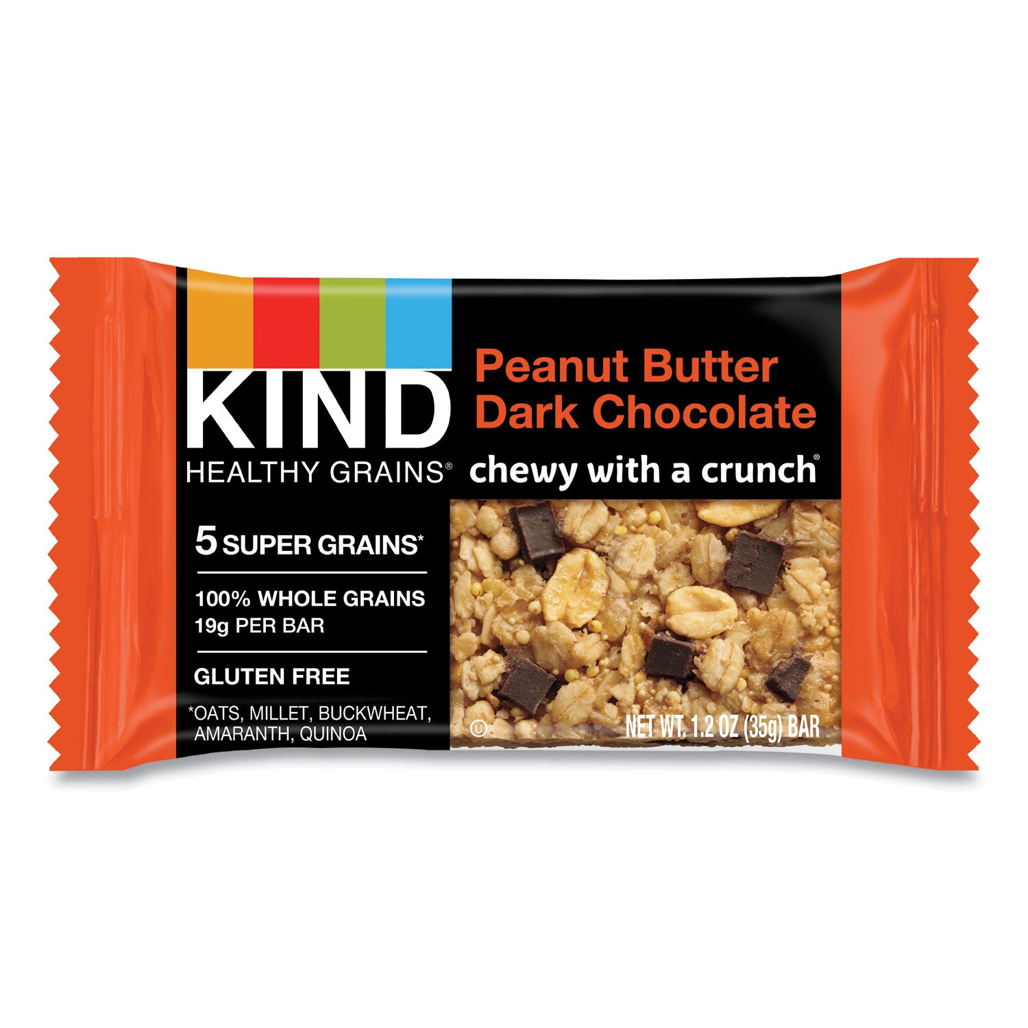 healthy-grains-bar-peanut-butter-dark-chocolate-12-oz-12-box_knd18083 - 2