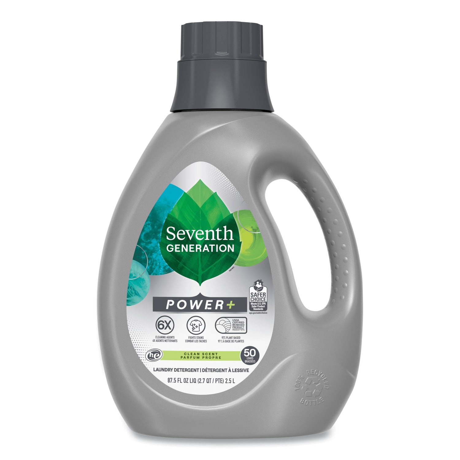 power+-laundry-detergent-clean-scent-875-oz-bottle_sev45070ea - 2