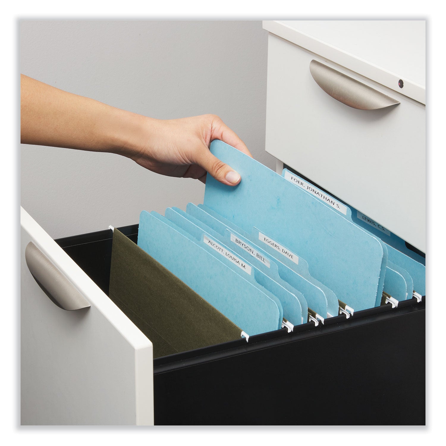 top-tab-classification-folders-2-expansion-2-fasteners-letter-size-light-blue-exterior-25-box_unv10401 - 4