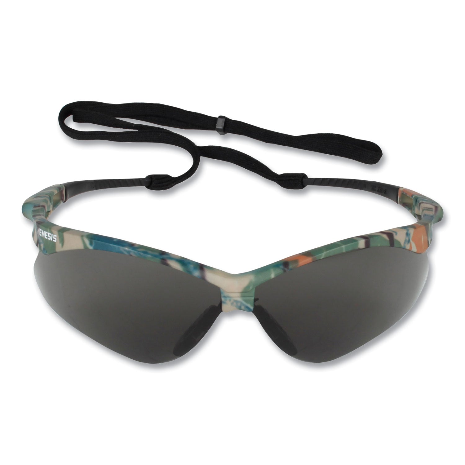 v30-nemesis-safety-eyewear-plastic-camo-frame-smoke-polycarbonate-lens-12-box_kcc22609bx - 2