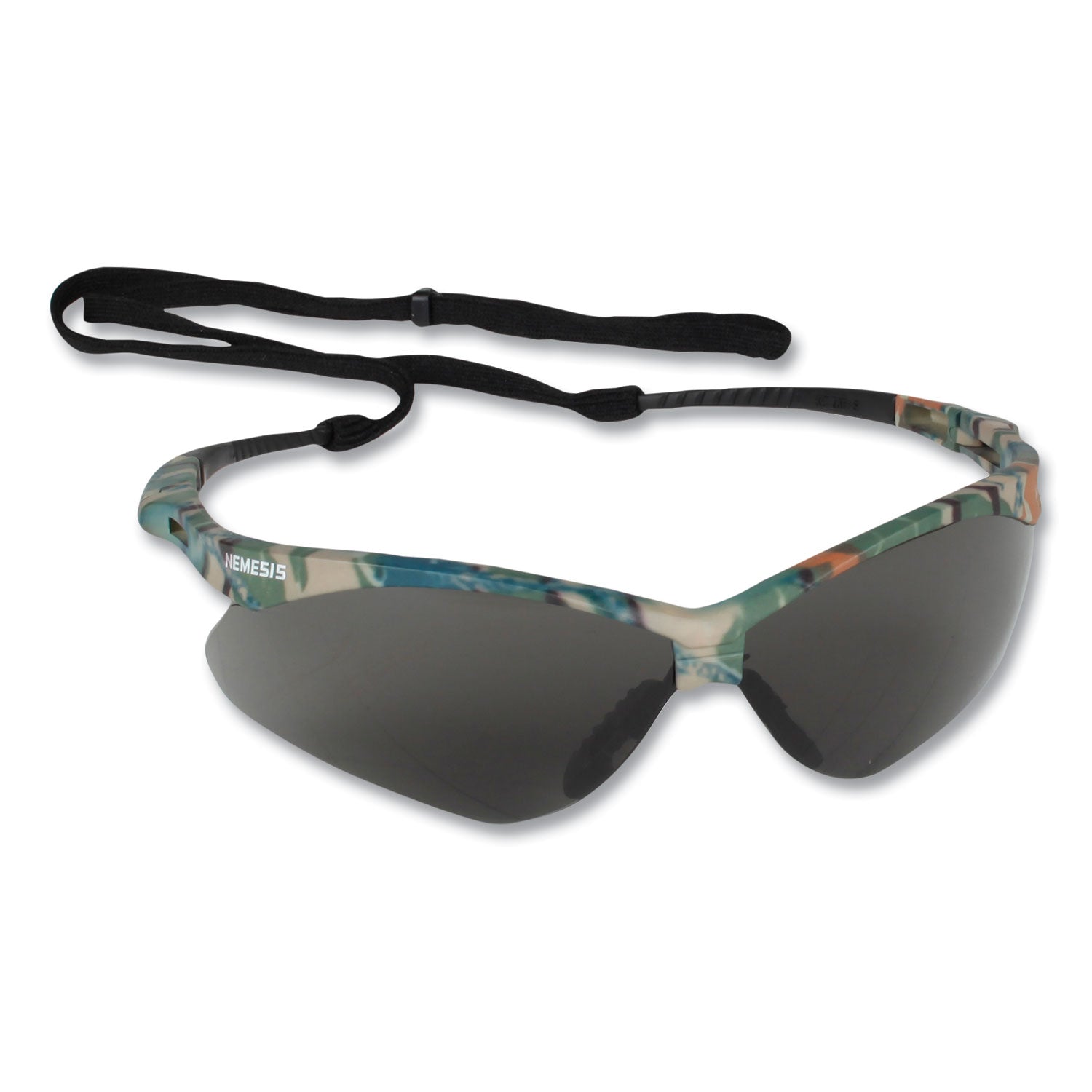 v30-nemesis-safety-eyewear-plastic-camo-frame-smoke-polycarbonate-lens-12-box_kcc22609bx - 1