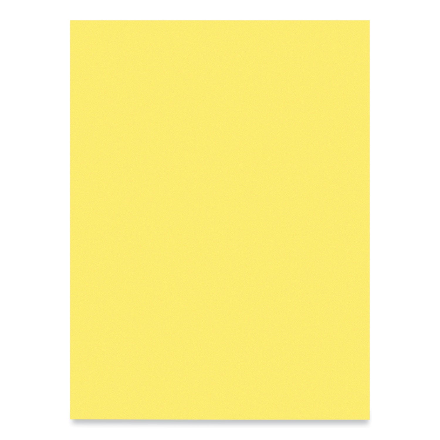 SunWorks Construction Paper, 50 lb Text Weight, 9 x 12, Yellow, 50/Pack - 