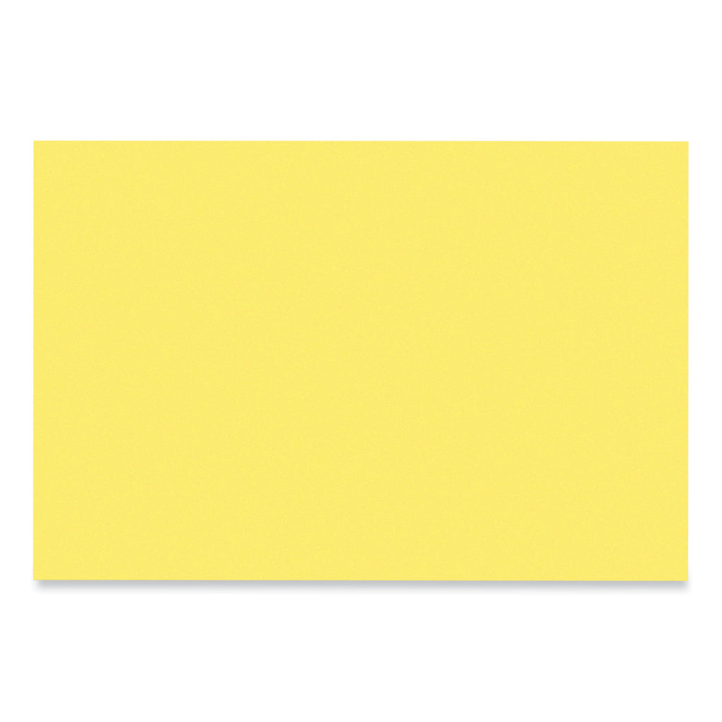 SunWorks Construction Paper, 50 lb Text Weight, 12 x 18, Yellow, 50/Pack - 