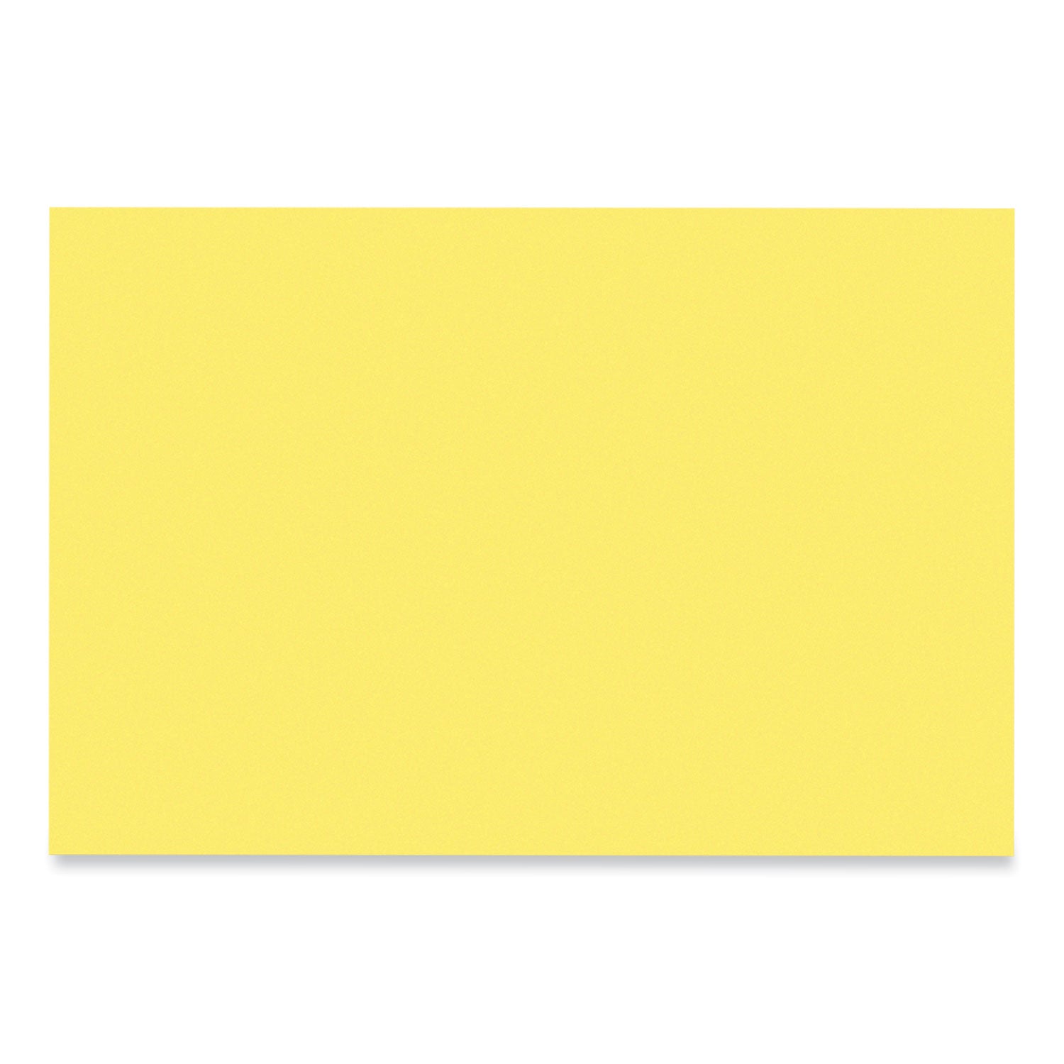 SunWorks Construction Paper, 50 lb Text Weight, 12 x 18, Yellow, 50/Pack - 
