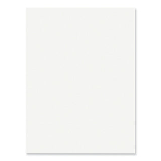 SunWorks Construction Paper, 50 lb Text Weight, 9 x 12, White, 50/Pack