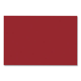 SunWorks Construction Paper, 50 lb Text Weight, 12 x 18, Holiday Red, 50/Pack