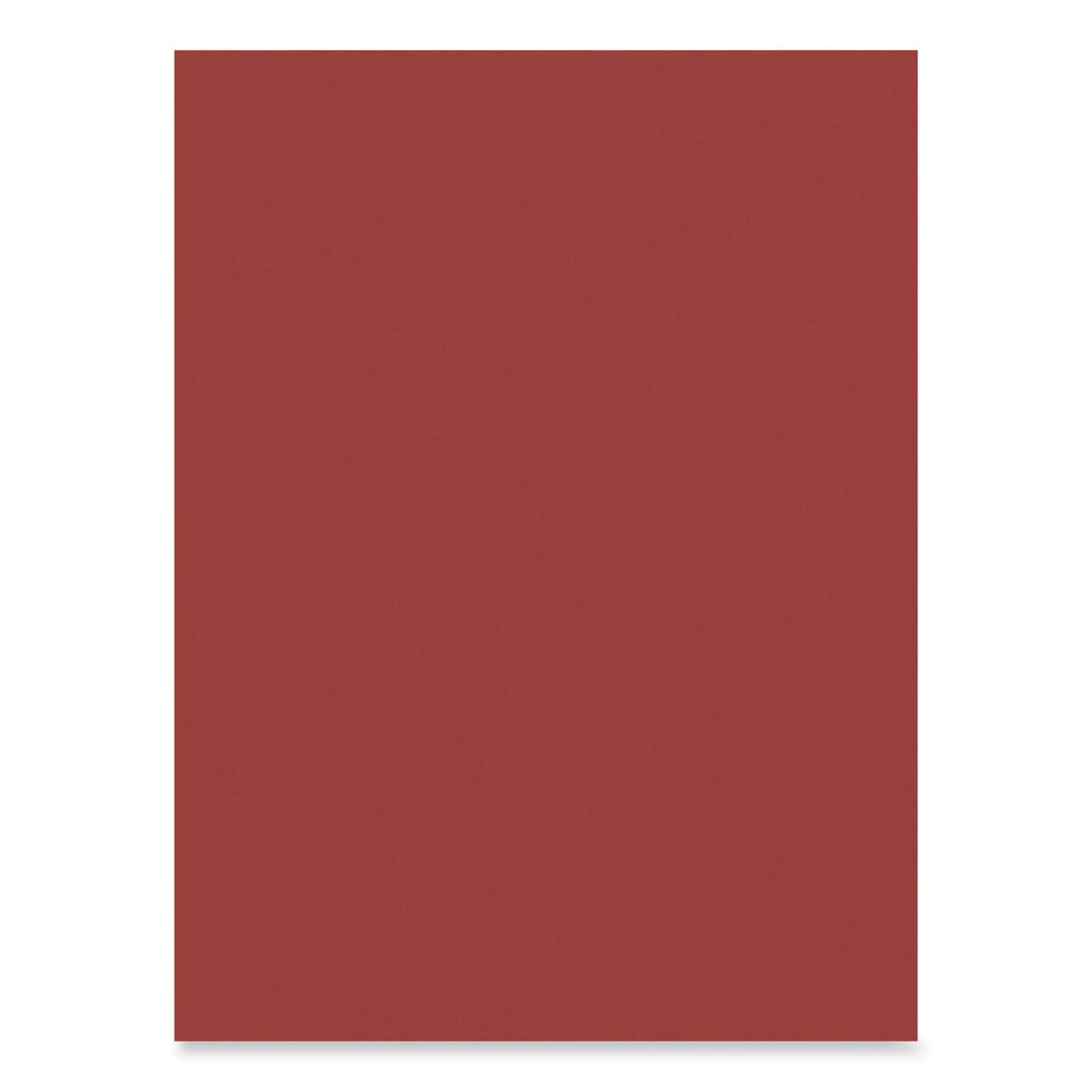 SunWorks Construction Paper, 50 lb Text Weight, 9 x 12, Red, 50/Pack