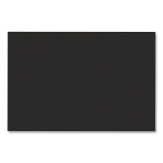 SunWorks Construction Paper, 50 lb Text Weight, 12 x 18, Black, 50/Pack