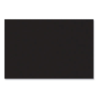 SunWorks Construction Paper, 50 lb Text Weight, 24 x 36, Black, 50/Pack - 