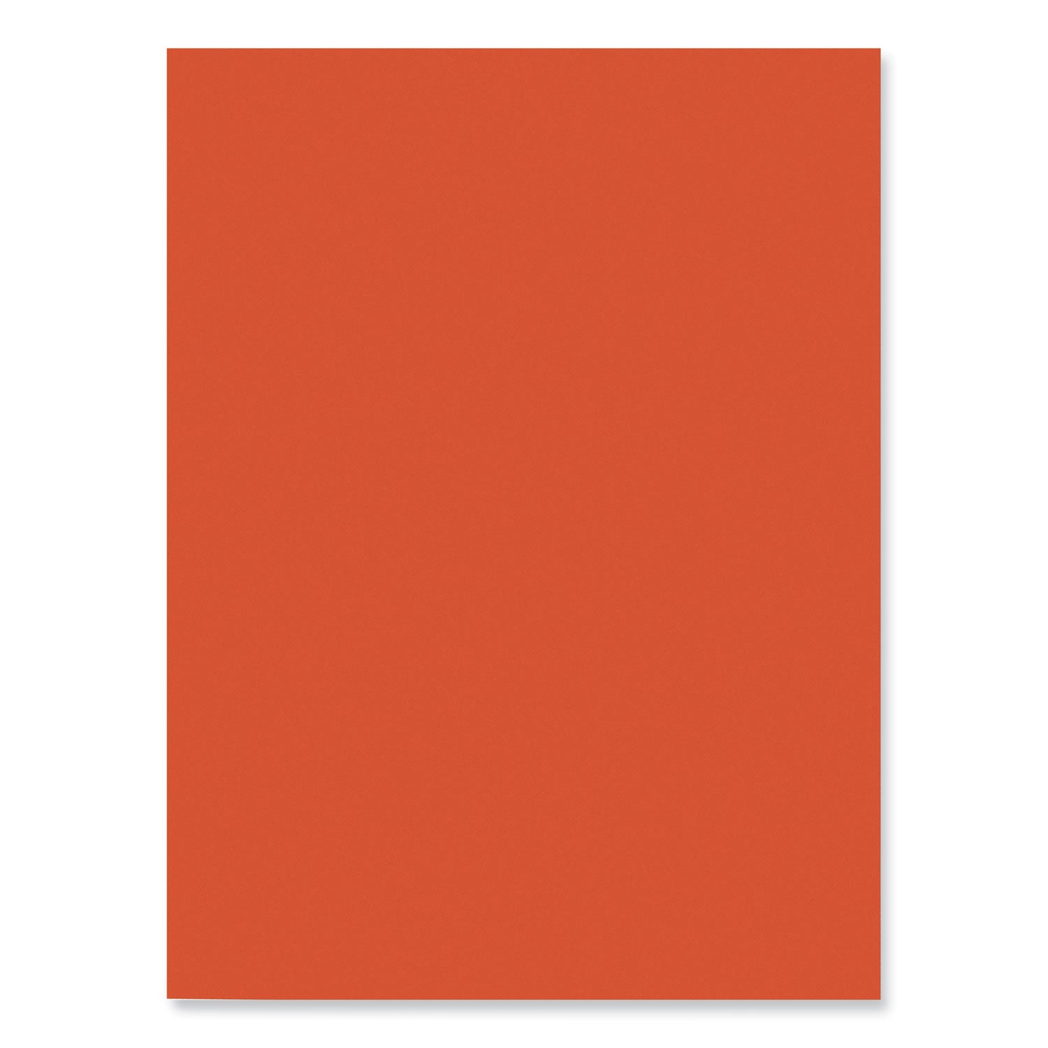 SunWorks Construction Paper, 50 lb Text Weight, 9 x 12, Orange, 50/Pack - 