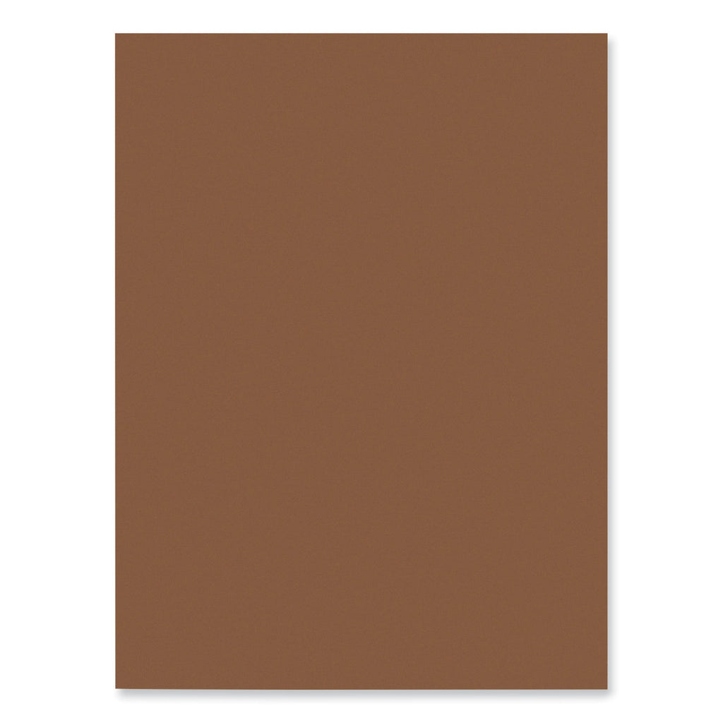 SunWorks Construction Paper, 58 lb Text Weight, 9 x 12, Brown, 50/Pack