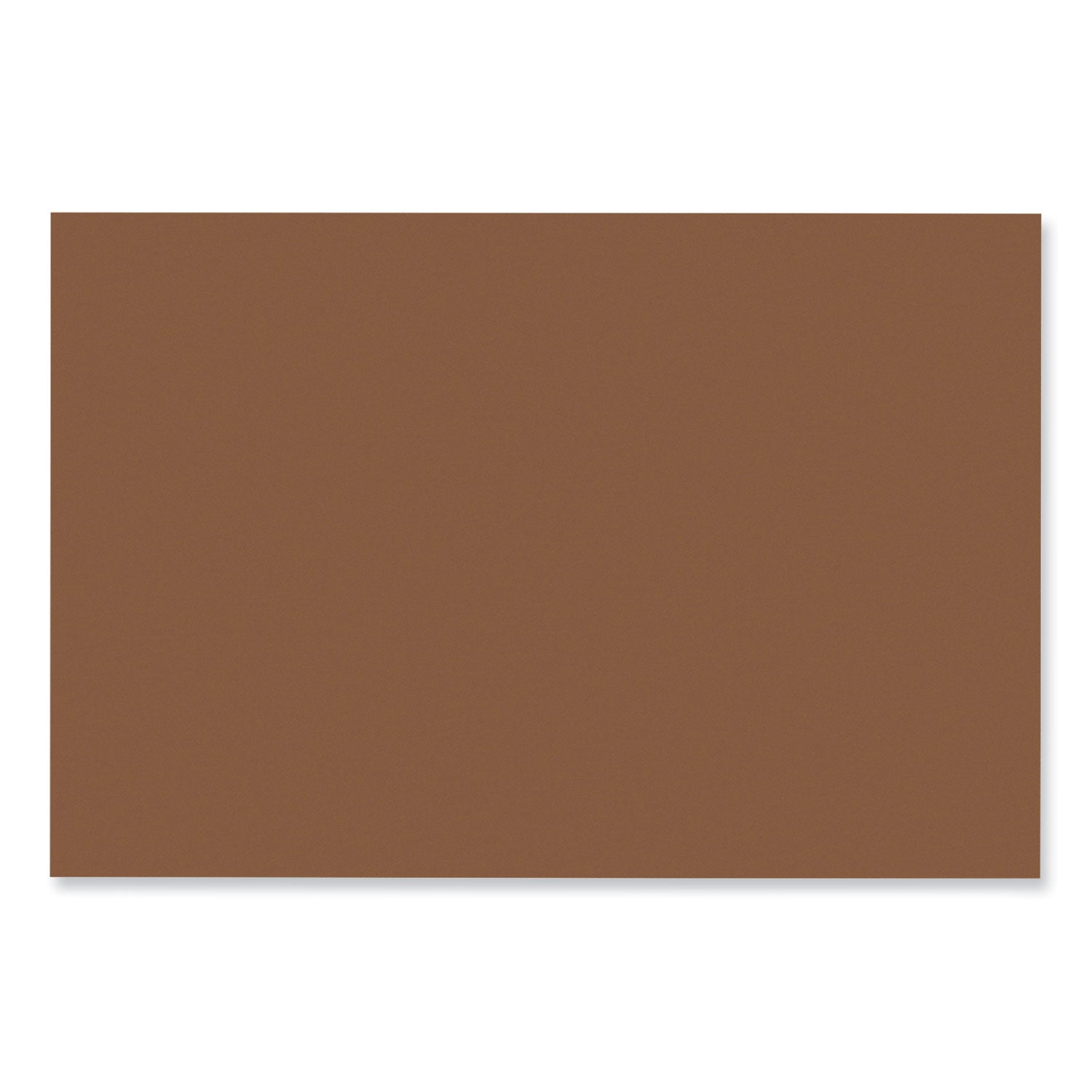 SunWorks Construction Paper, 50 lb Text Weight, 12 x 18, Brown, 50/Pack - 