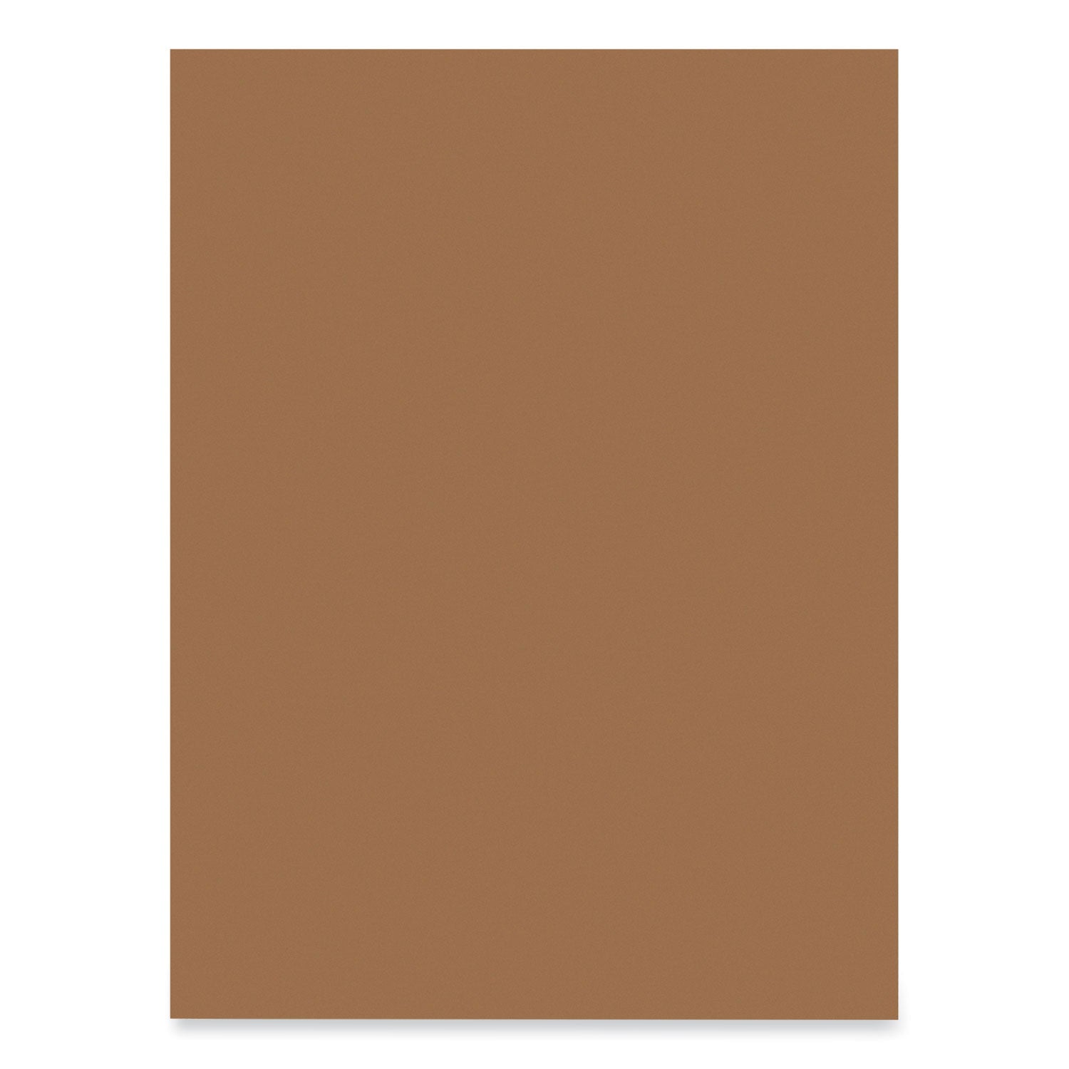 SunWorks Construction Paper, 50 lb Text Weight, 9 x 12, Light Brown, 50/Pack - 