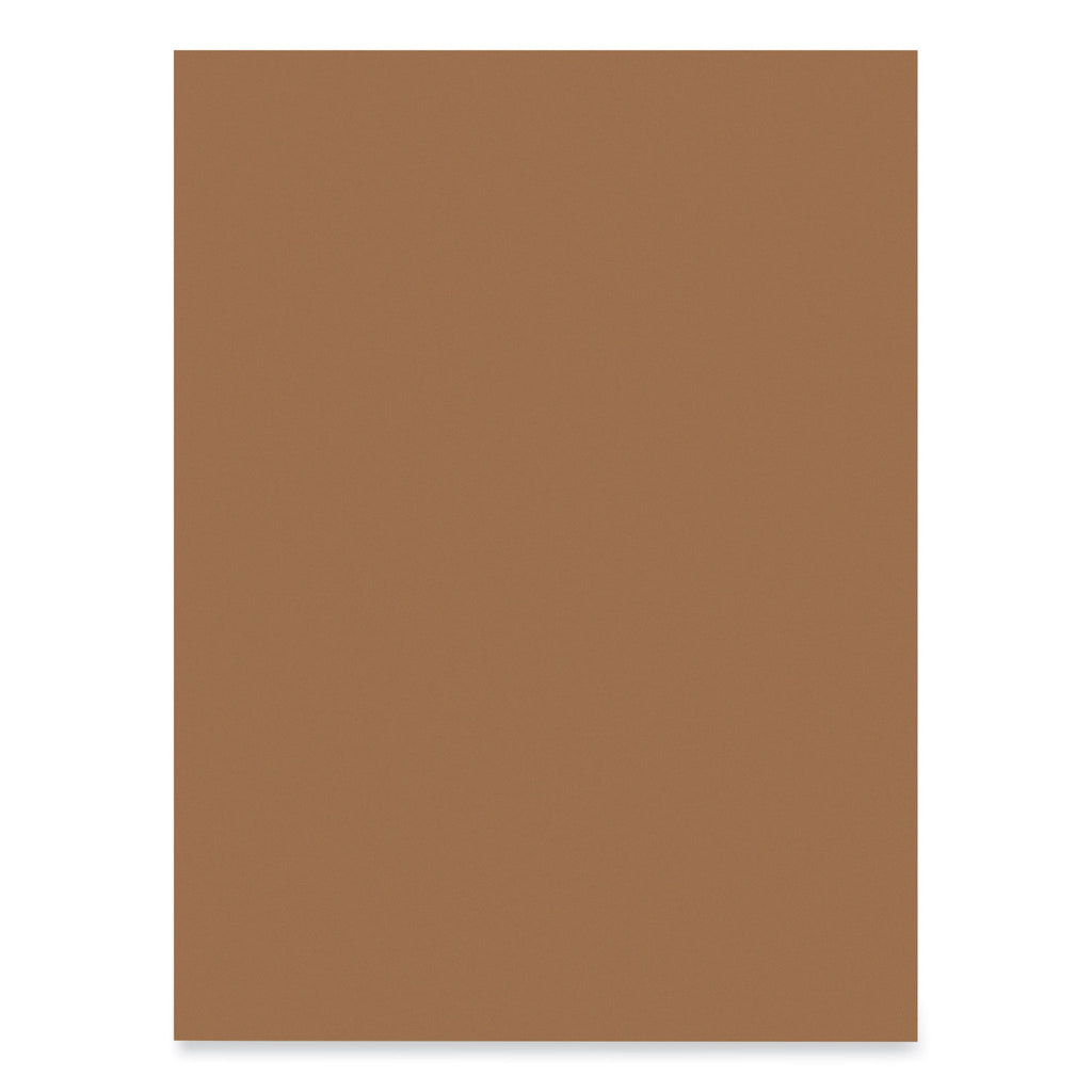 SunWorks Construction Paper, 50 lb Text Weight, 9 x 12, Light Brown, 50/Pack