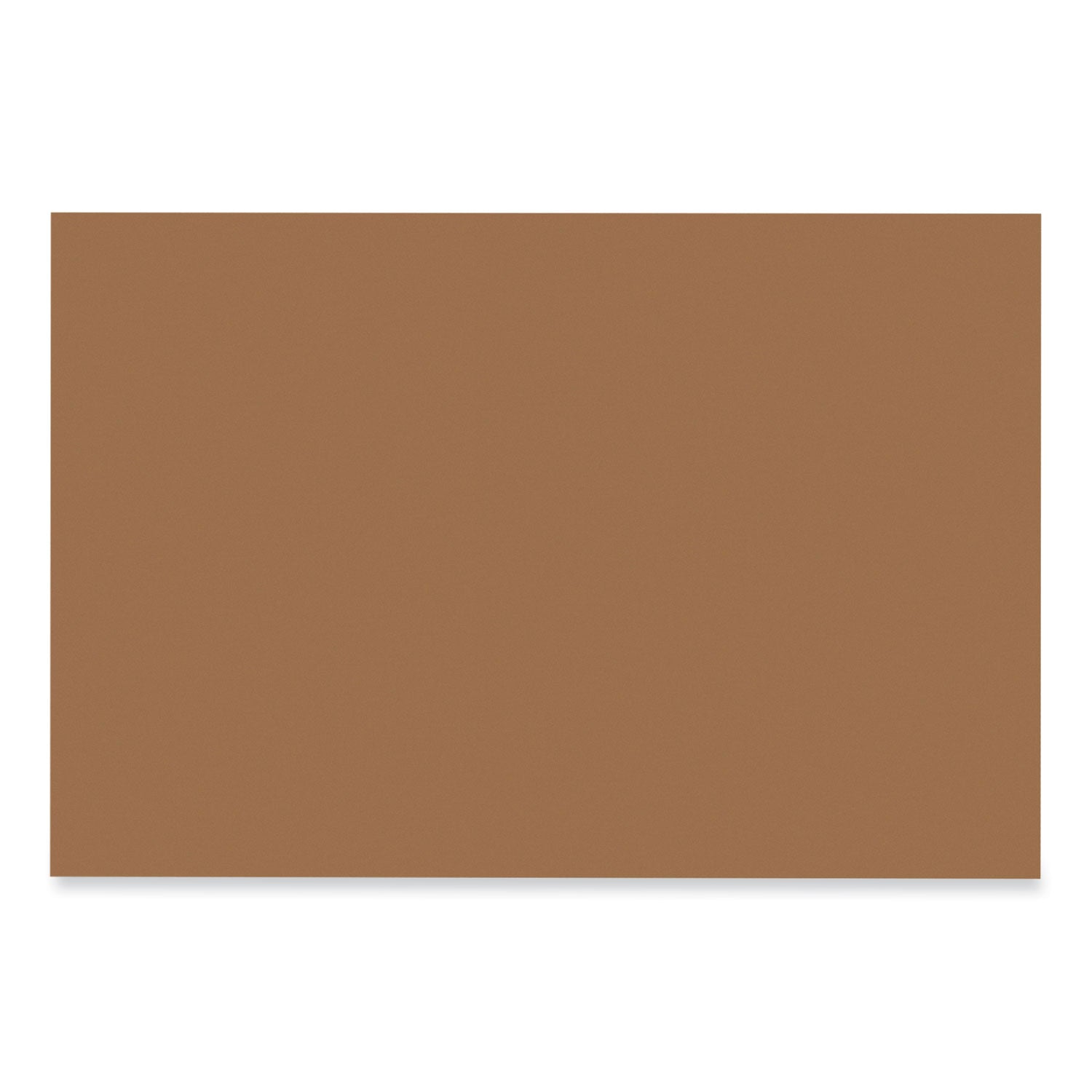 SunWorks Construction Paper, 50 lb Text Weight, 12 x 18, Light Brown, 50/Pack - 