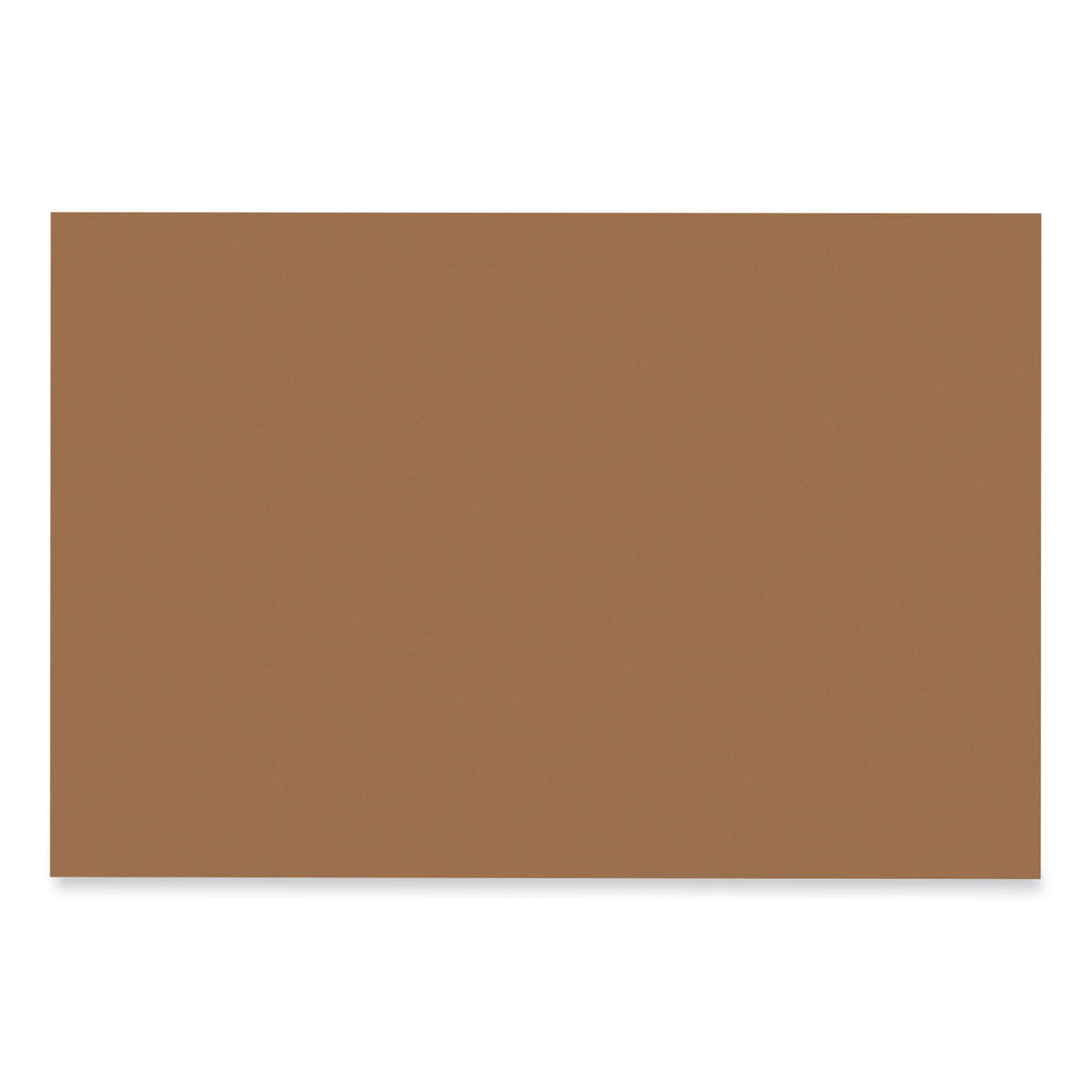 SunWorks Construction Paper, 50 lb Text Weight, 12 x 18, Light Brown, 50/Pack