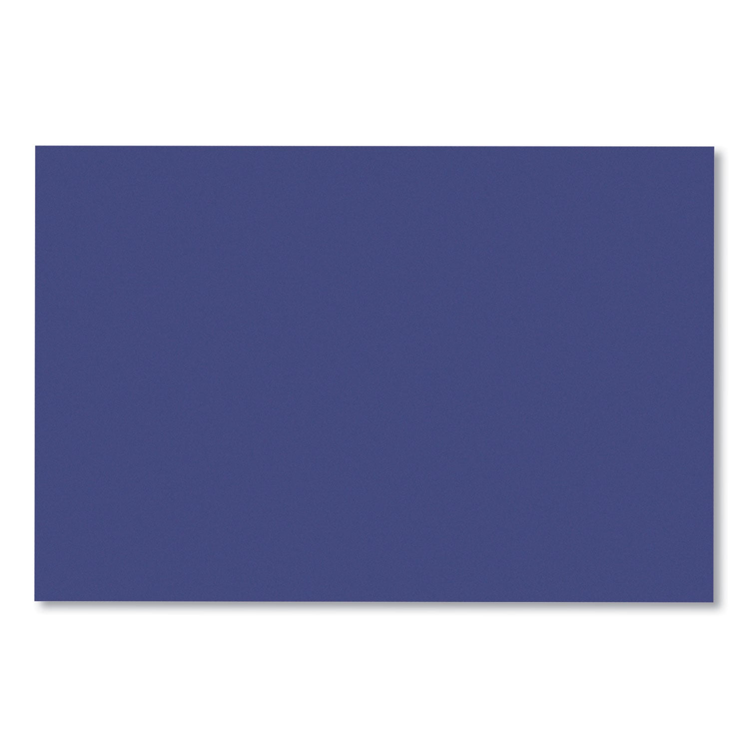 SunWorks Construction Paper, 50 lb Text Weight, 12 x 18, Blue, 50/Pack - 