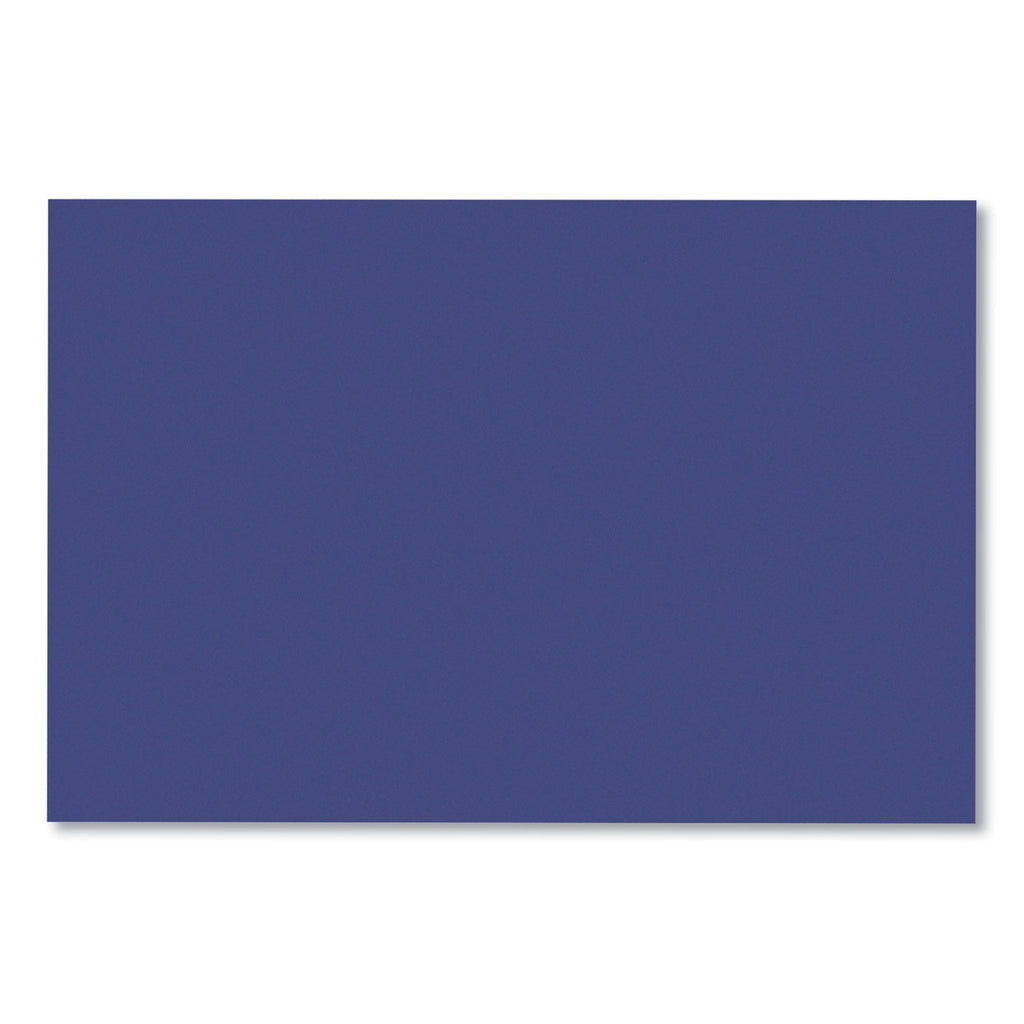 SunWorks Construction Paper, 50 lb Text Weight, 12 x 18, Blue, 50/Pack