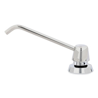 Counter-Mounted Soap Dispenser, 34 oz, 3 x 4 x 6, Stainless Steel