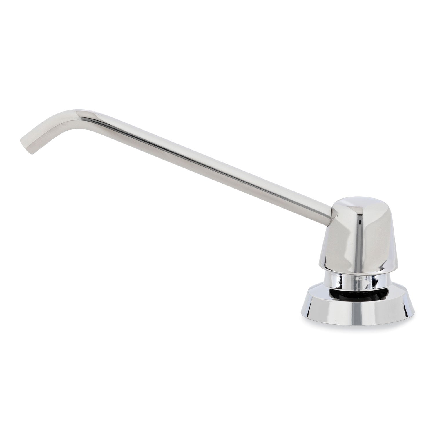 Counter-Mounted Soap Dispenser, 34 oz, 3 x 4 x 6, Stainless Steel
