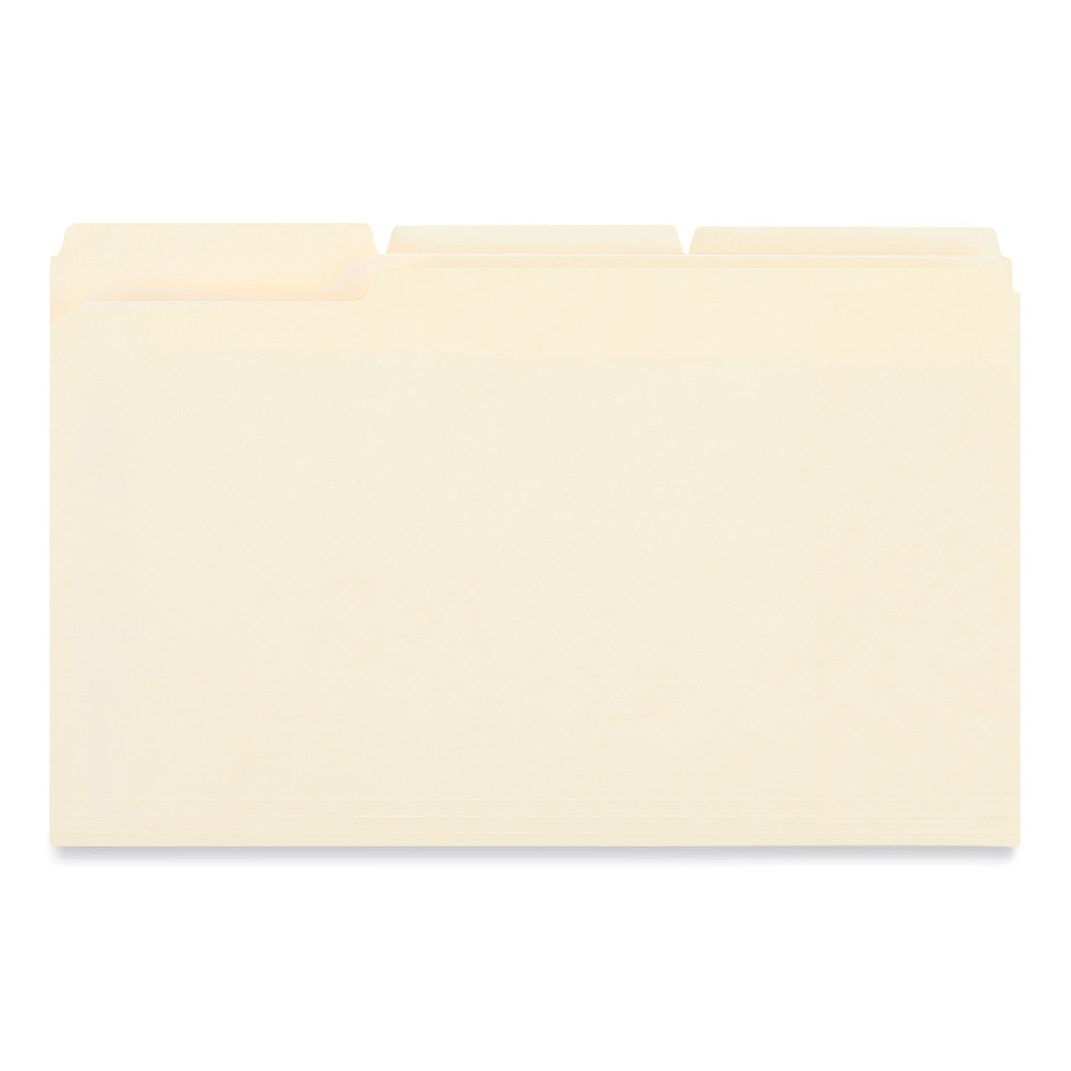 Reinforced Top Tab Fastener Folders, 0.75" Expansion, 1 Fastener, Legal Size, Manila Exterior, 50/Box