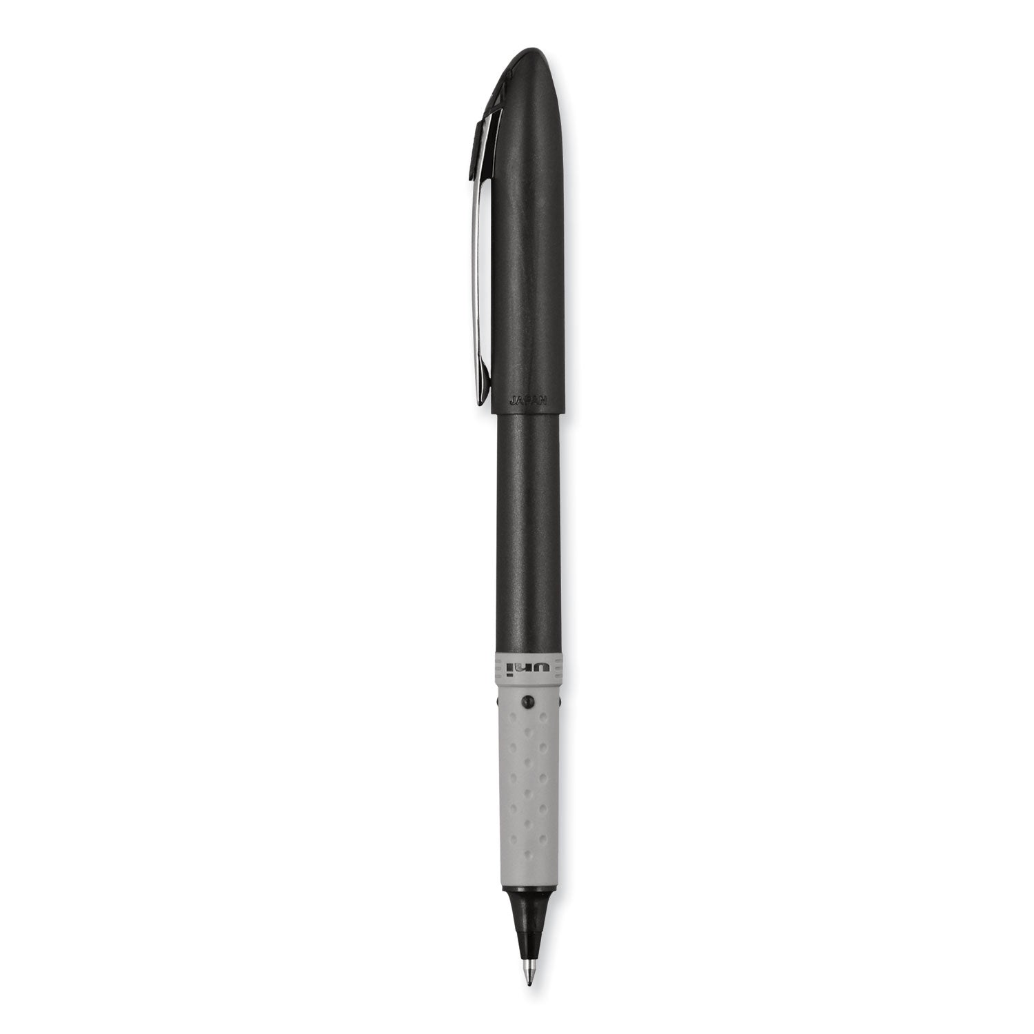 grip-roller-ball-pen-stick-fine-07-mm-black-ink-black-barrel-dozen_ubc60708 - 2