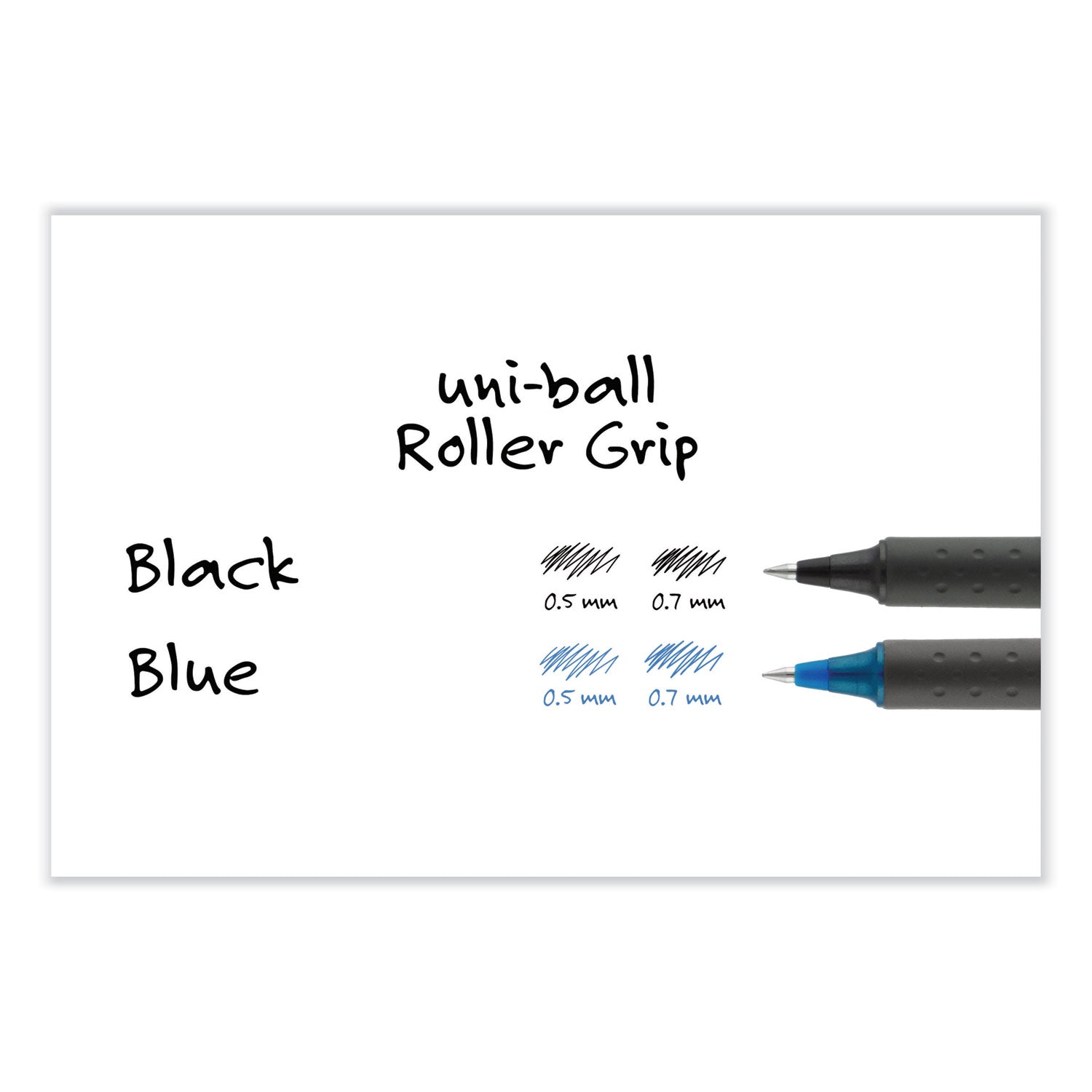 grip-roller-ball-pen-stick-fine-07-mm-black-ink-black-barrel-dozen_ubc60708 - 6