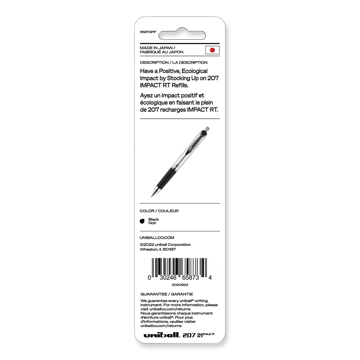 207-impact-rt-gel-retractable-pen-refills-bold-1-mm-conical-tip-black-ink-2-pack_ubc65873pp - 2