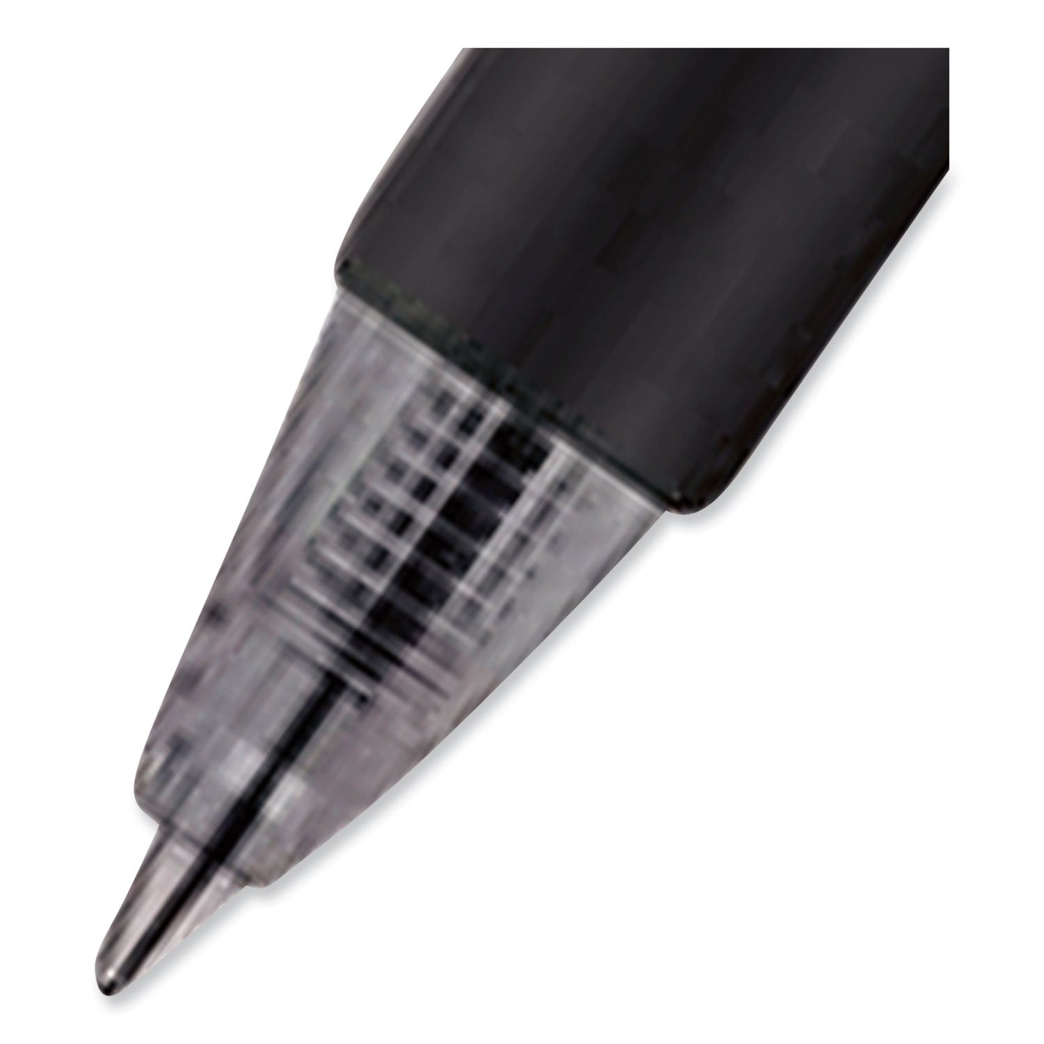 signo-gel-pen-retractable-medium-07-mm-black-ink-silver-black-barrel-dozen_ubc65940 - 3