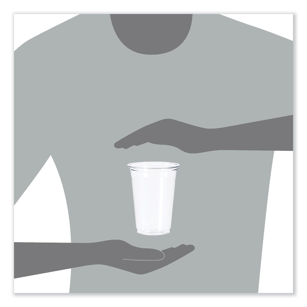 Ultra Clear Cups, 16 oz, PET, 50/Bag, 20 Bags/Carton