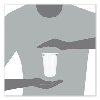 Ultra Clear Cups, 16 oz, PET, 50/Bag, 20 Bags/Carton