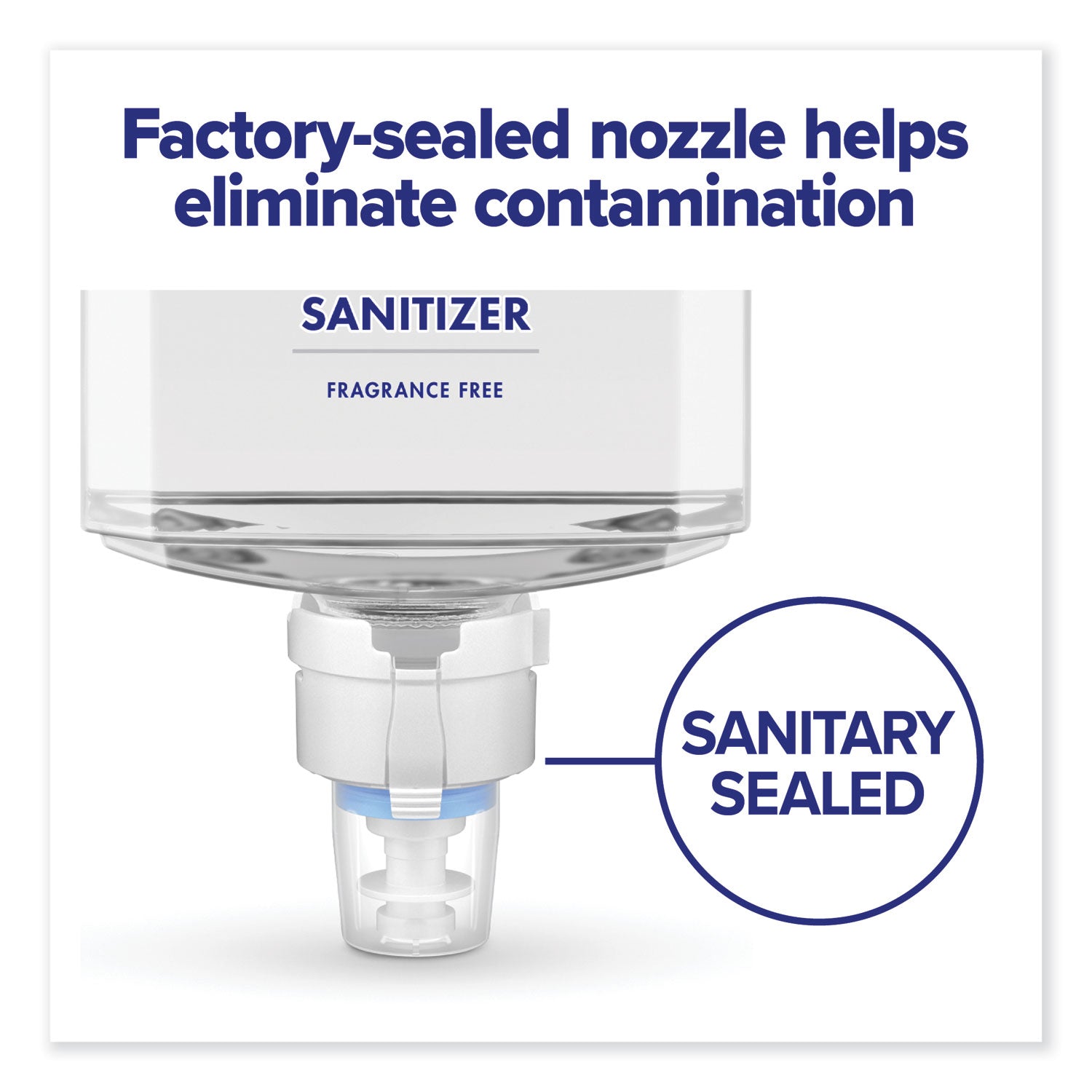 advanced-hand-sanitizer-gentle-and-free-foam-1200-ml-refill-fragrance-free-for-es4-dispensers-2-carton_goj505102 - 4
