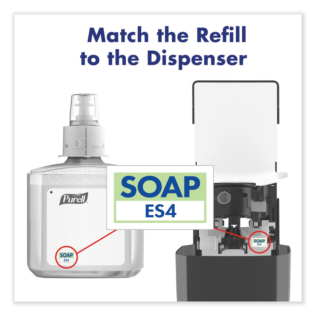 CLEAN RELEASE Technology (CRT) HEALTHY SOAP High Performance Foam, For ES4 Dispensers, Fragrance-Free, 1,200 mL, 2/Carton