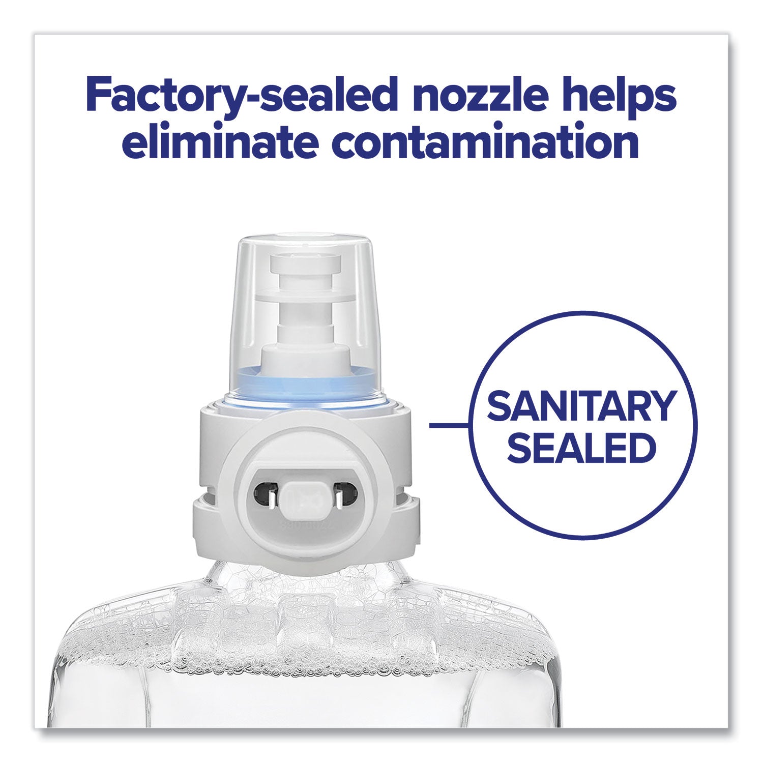 Healthcare HEALTHY SOAP 2% CHG Antimicrobial Foam, for CS4 Dispensers, Fragrance-Free, 1,250 mL, 3/Carton