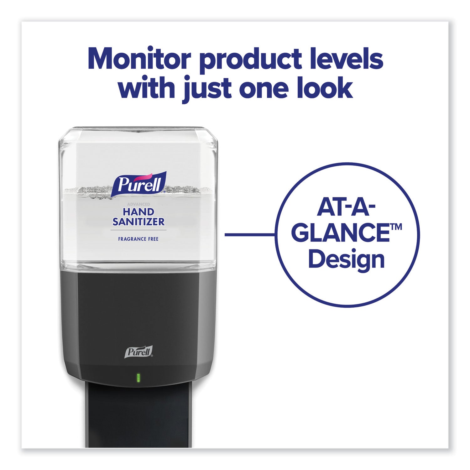 Advanced Hand Sanitizer Foam, For ES6 Dispensers, 1,200 mL Refill, , Clean Scent 2/Carton