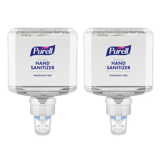 Advanced Hand Sanitizer Gentle and Free Foam, 1,200 mL Refill, Fragrance-Free, For ES8 Dispensers, 2/Carton