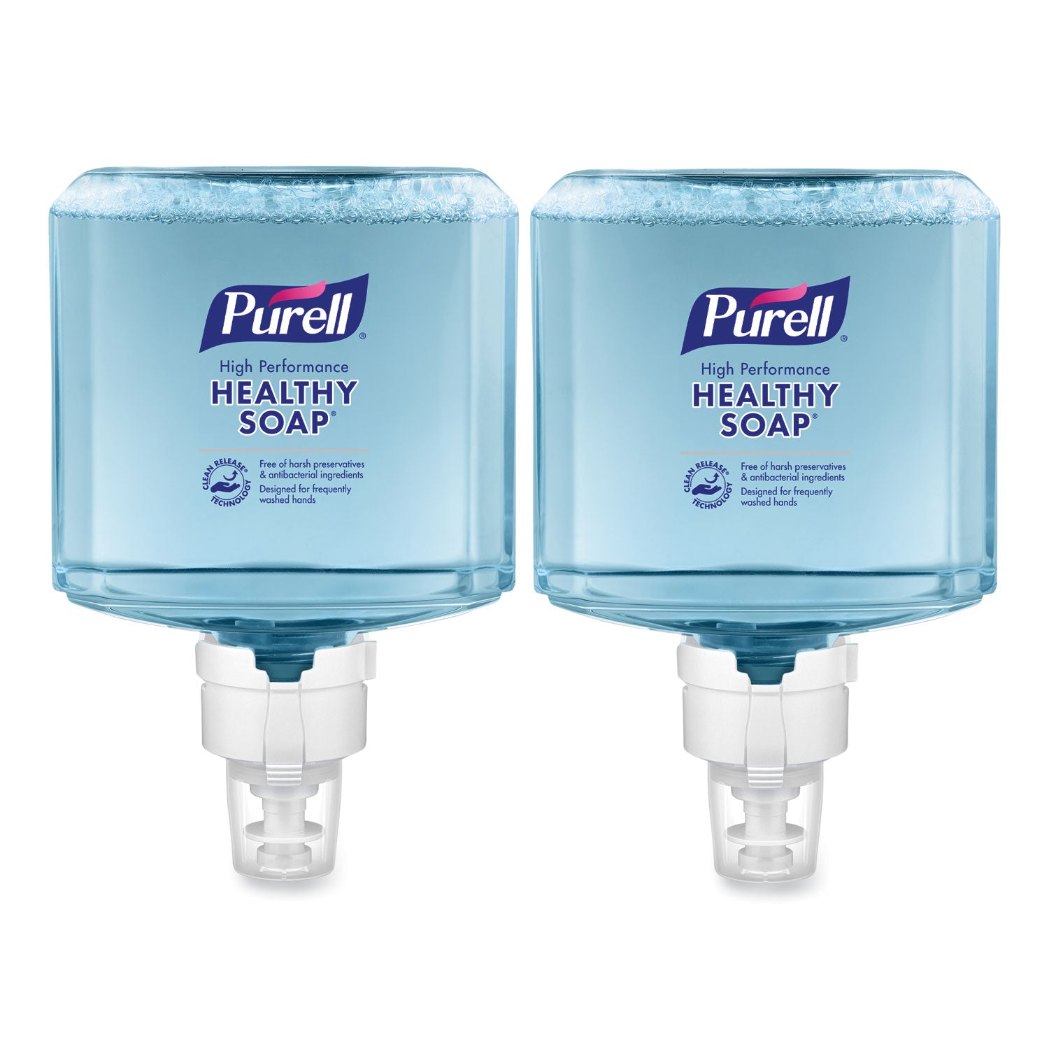 CLEAN RELEASE Technology (CRT) HEALTHY SOAP High Performance Foam, For ES8 Dispensers, Fragrance-Free, 1,200 mL, 2/Carton