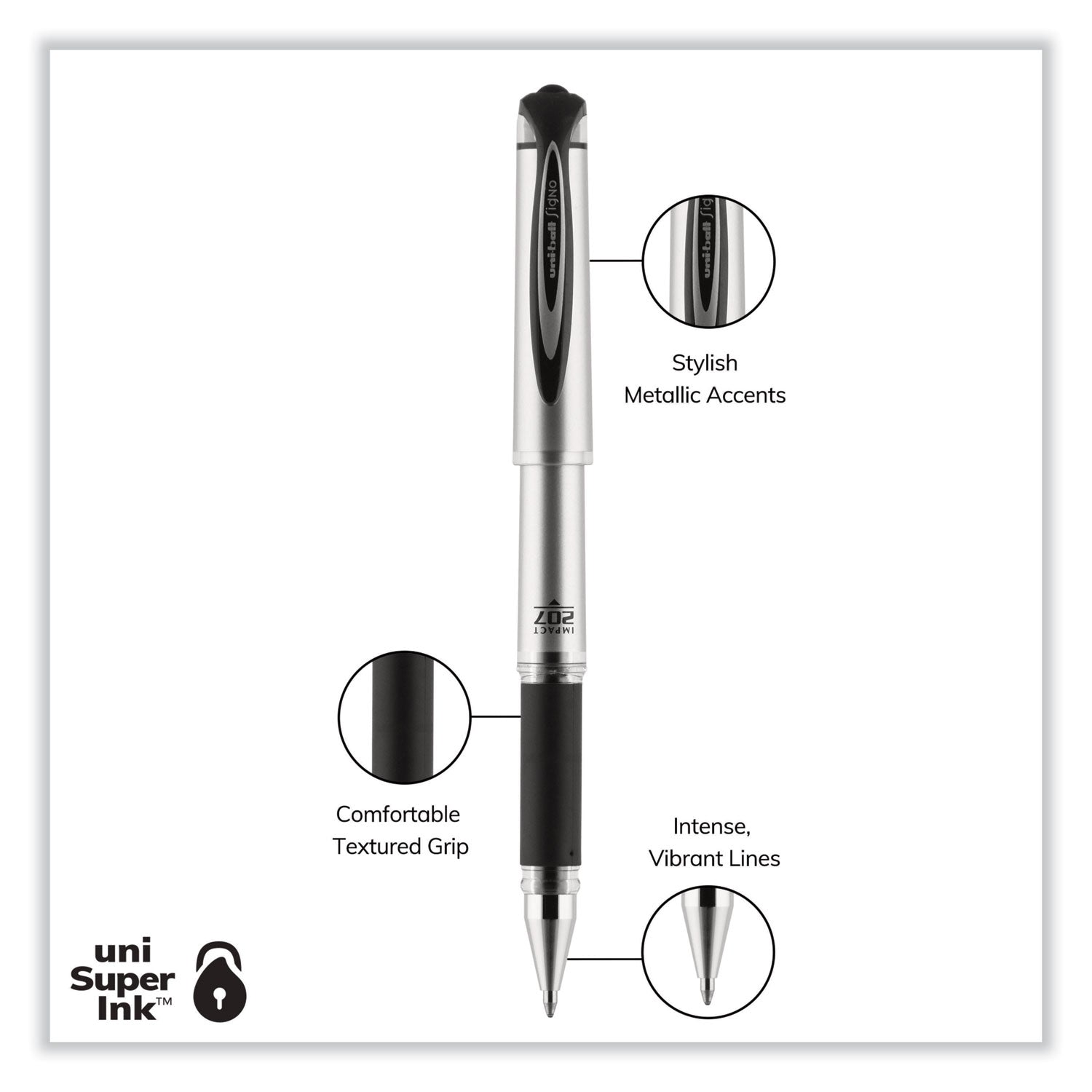 207-impact-gel-stick-pen-refills-bold-1-mm-conical-tip-black-ink-2-pack_ubc65808 - 3