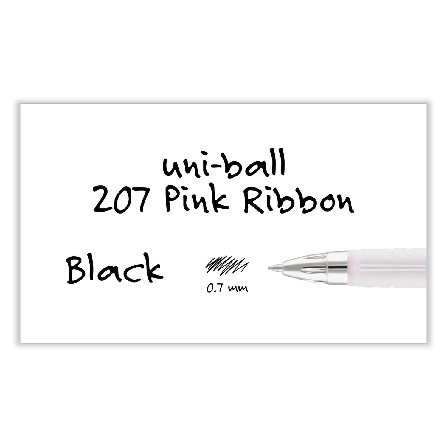 signo-207-gel-pen-retractable-medium-07-mm-black-ink-translucent-pink-translucent-white-barrel-2-pack_ubc1745148 - 8