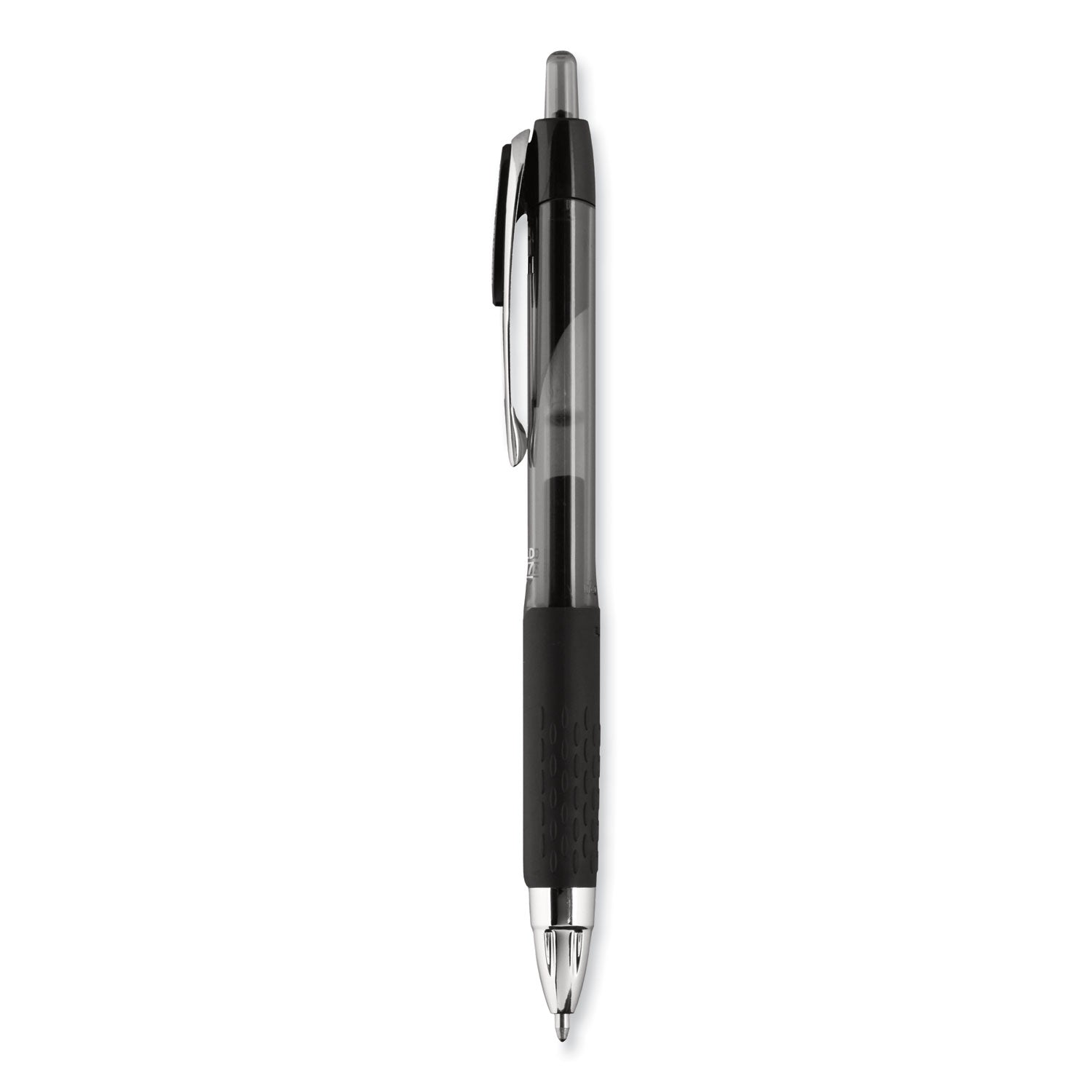 signo-207-gel-pen-retractable-bold-1-mm-black-ink-smoke-black-barrel-dozen_ubc1790895 - 2